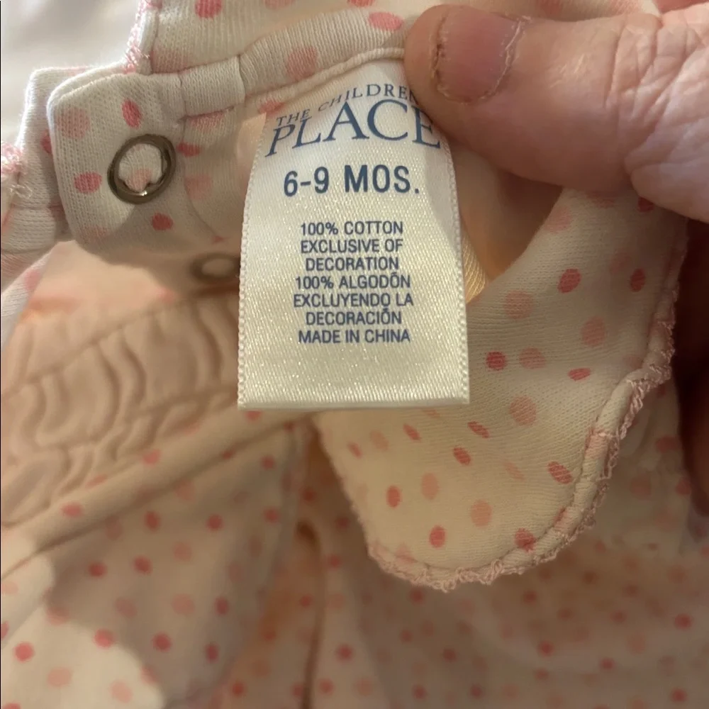 The Children’s Place Pink Polka Dot Kids Dress 6-9 months